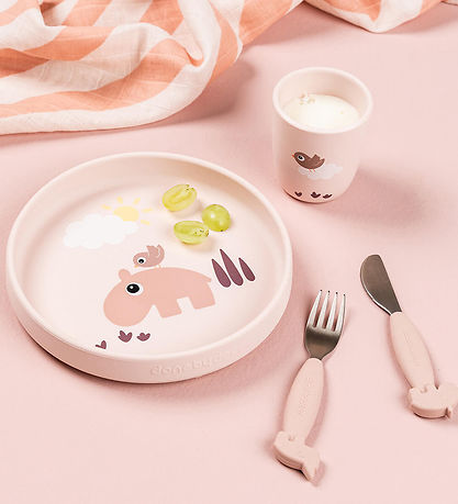 Done by Deer Stok Eend Blijf Borden - Speeltuin - Poeder