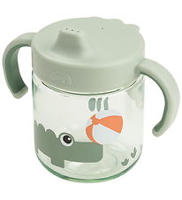 Done by Deer 학습용 주둥이 포함 손잡이 - 놀이터용 - 녹색