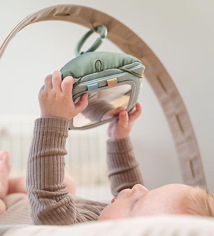 Done by Deer Baby-Kartenhalter mit Kontrasteffekt - Tiny Farm - 