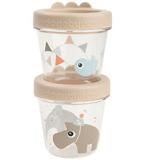 Done by Deer Baby Food Buckets - 2-Pack - Celebration - Sand