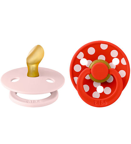 BIBS Colour Pacifiers - Size 1 - Anatomical - 2-Pack - Blossom/C