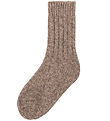 Joha Socks - Wool - Knitted - Brown/Melange