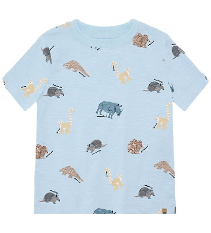 Minymo T-shirt - AOP - Niagara Mist