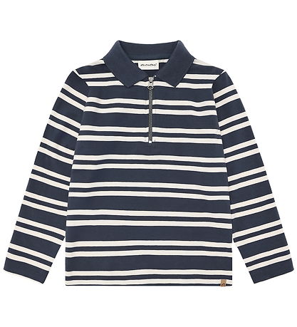 Minymo Polo av. Fermeture éclair - Gris Odyssée