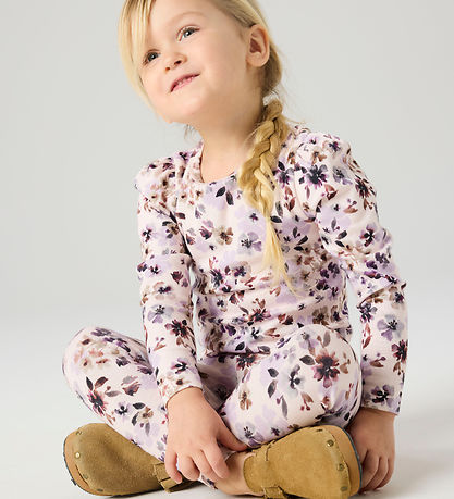 Name It Leggings - NmfKayla - Calcite/Grape Kompott/Einkaufstasc