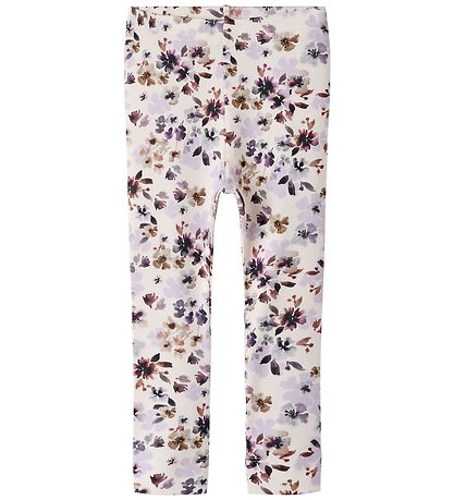 Name It Leggings - NmfKayla - Calcite/Grape Kompott/Einkaufstasc