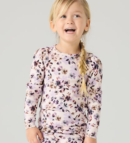 Name It Bluse - NmfKayla - Calcite/Grape Kompott-/Einkaufstasche