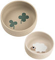 Done by Deer Bowl - 2-Pack - Silicone - Sheepy - Sand