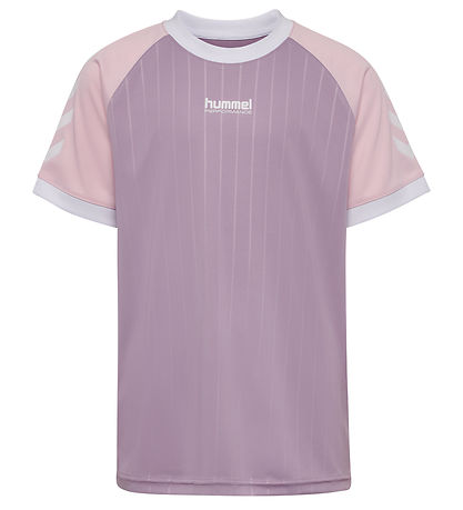 Hummel T-Shirt - hmlJR Stripe - Lavender Mist