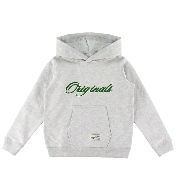 Jack & Jones Hoodie - JorNantucket - Bright White/Melange