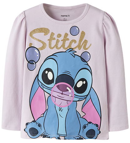 Name It Bluse - NmfFufu - Stitch - Lavender Nebel