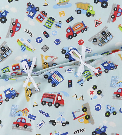 Nørgaard Madsens Sengetøy - Voksen - Trafikk - Lyseblå