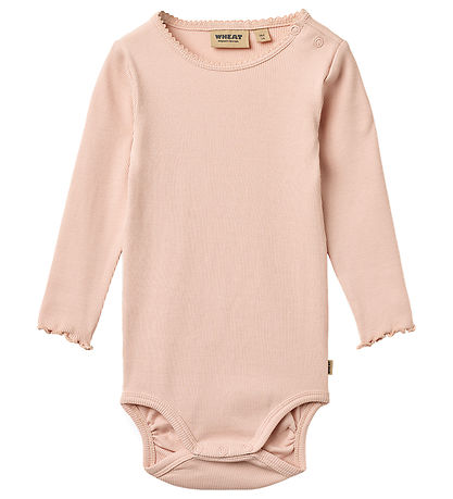 Wheat Bodysuit l/s - Rib - Regitze - Powder