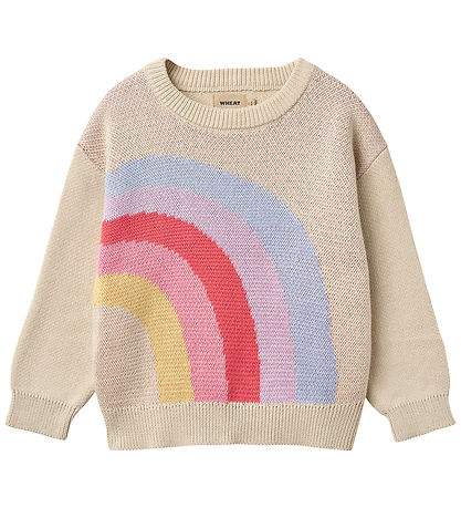 Wheat Blouse - Knitted - Solveig - Rainbow