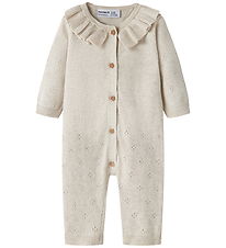 Name It Strampler - Strick - NbfDiame - Peyote-Mischung