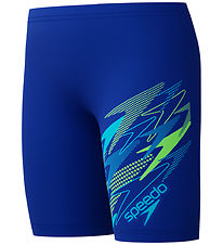 Speedo Swim Trunks - Medley Logo Jammer - Deep Sapphire/Mayan Bl