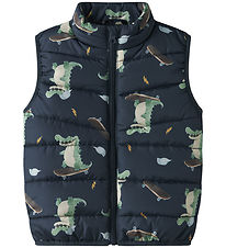 Name It Pehmustettu liivi - NmmMylane - Tunnus Blue M. Tulosta