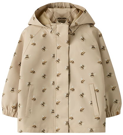 Lil' Atelier Lightweight Jacket - NmnLamint - Safari/Bee