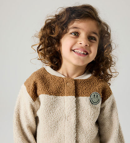 Name It Fleecejacka - NmmBallas - Pimpsten Stone