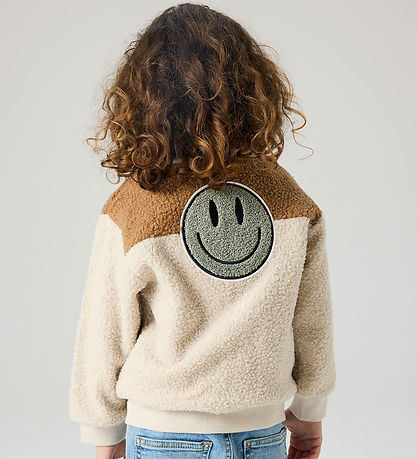 Name It Fleecejacka - NmmBallas - Pimpsten Stone