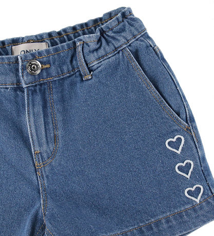 Kids Only Shorts - Denim - KogComet - Medium+ Blue Denim/H