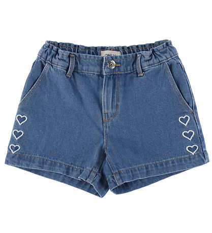 Kids Only Shorts - Denim - KogComet - Medium+ Blue Denim/H