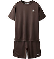 Name It Shorts Set - NknDemu - Chocolate Martini