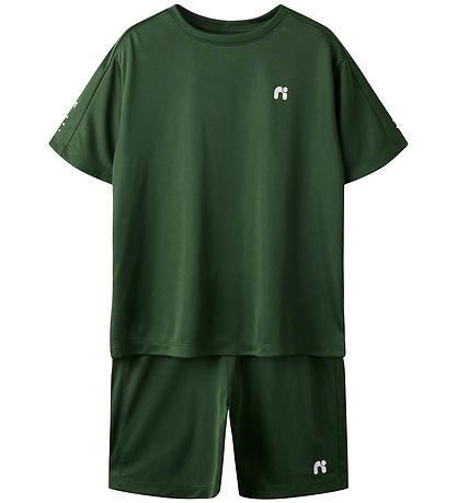 Name It Shorts Set - NknDemu - Grüne Weiden