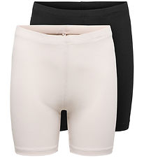 Kids Only Bicycle Shorts - 2-Pack - CookClare - Mauve Chalk/Blac
