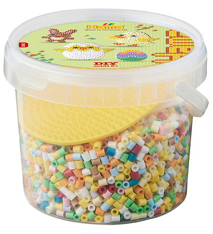 Hama Midi Beads - 4000 pcs + Oval Pin Plate - Easter