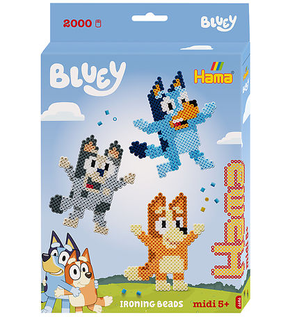 Hama Midi Beads - 2000 pcs - Bluey
