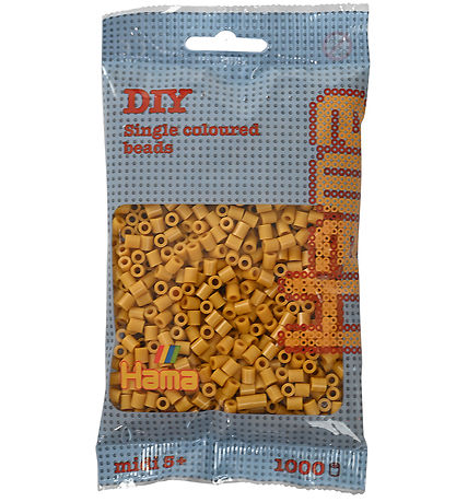 Hama Midi Beads - 1000 pcs - 122 Mustard Yellow