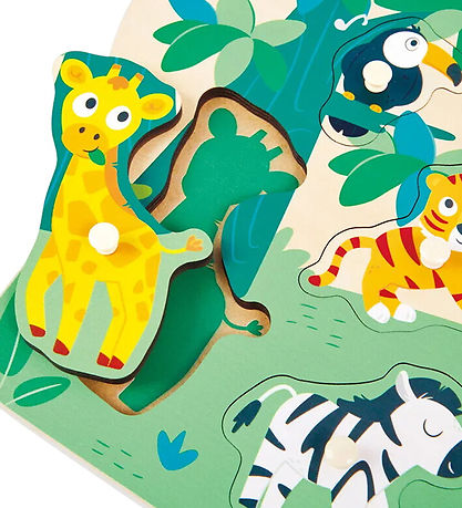 Hape Jigsaw Puzzle - Wild Animals
