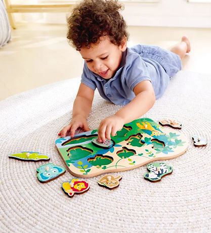 Hape Jigsaw Puzzle - Wild Animals