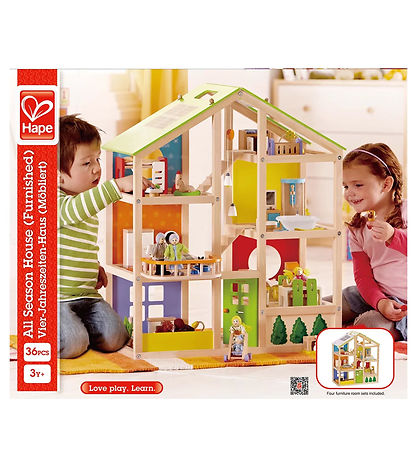 Hape Maison de Poupées - Maison toutes saisons