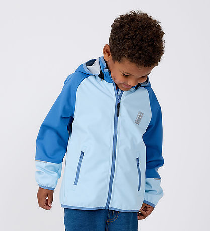 LEGO® Wear Sofyshell jacket - LWSefrit 200 - Blue/Light Blue