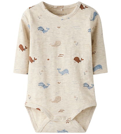 Name It Romper l/s - NbmFlap - Peyote Melange