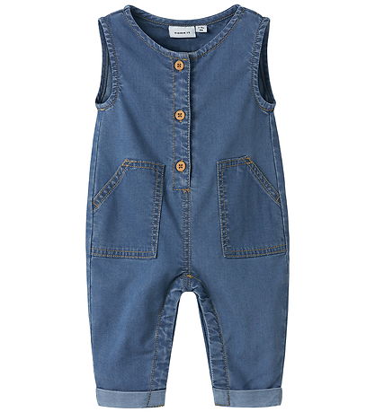 Name It Overalls - NbmEddie - Medium+ Blue Denim