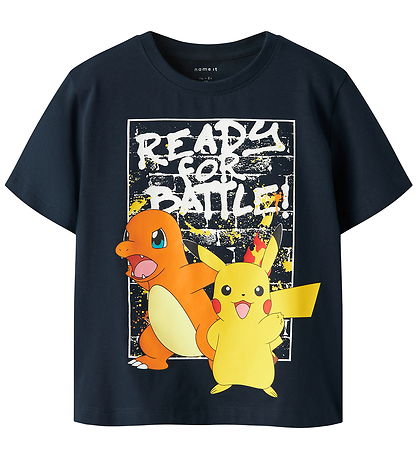 Name It T-Shirt - NmmMihat - Pokémon - Navy Blazer