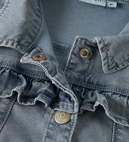 Name It 재킷 - NmfJulia - 연한 파란색 데님