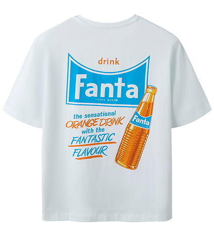 LMTD T-Shirt -NlnMadden-Fanta-Bright White