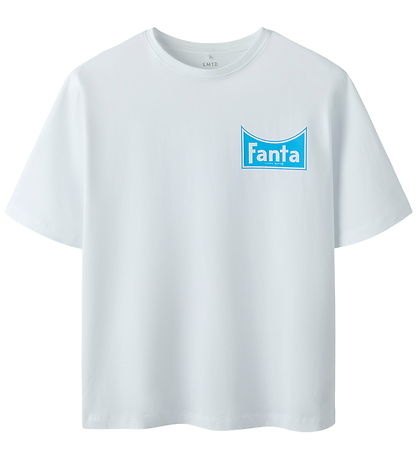 LMTD T-Shirt -NlnMadden-Fanta-Bright White