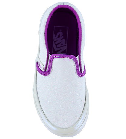 Vans 신발 - 클래식 슬립온 - 화이트/퍼플