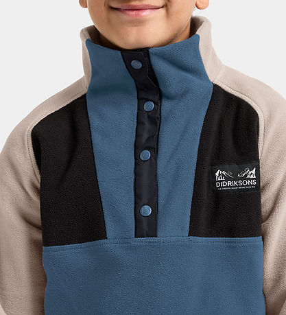 Didriksons Fleece-Pullover - Yokto - Blue Nebel