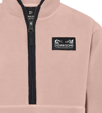 Didriksons Flíspeysa - Rubi - Vintage Bleikt