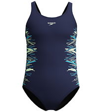 Speedo Swimsuit - Muscleback - Peacoat/Pale Clover