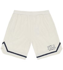 Fila Shorts - Villanova - Loose Mesh Basketball - Egret