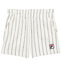 Fila Shorts - Lubaco - Egret/Black Striped
