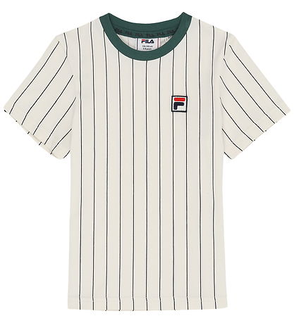 Fila T-Shirt - Lubaco - Aigrette/Black Striped