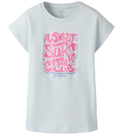 Name It T-shirt - NkfViolet - Ancient Water/1978